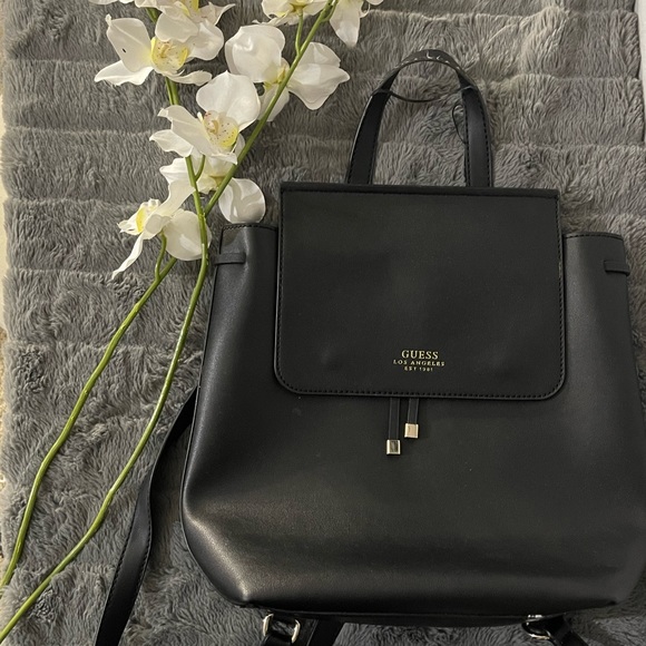 Guess Bags Guess Faux Leather Backpack Purse Poshmark